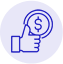 thumbs up price icon